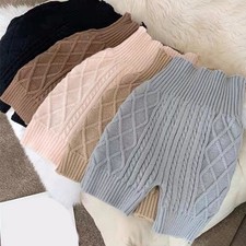 Short tricoté taille haute