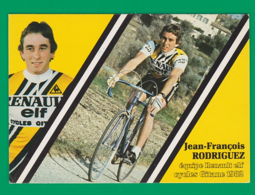 Cyclisme carte cycliste jean - carte,