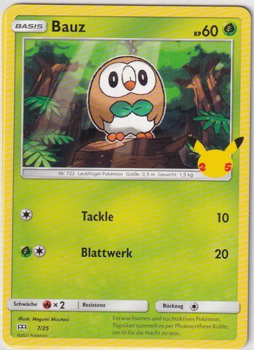 Pokemon carte lehto - carte, 25