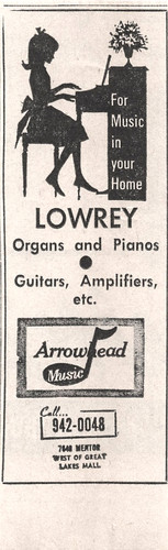 Arrowhead music lowrey organs - arrowhead,