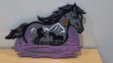 Décoration cheval murale en