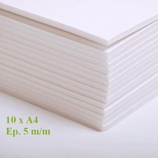 10 PLAQUES CARTON PLUME MOUSSE