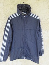 Veste ADIDAS vintage coupe-vent windbreaker bleu marine 80's VENTEX jacket 168 S