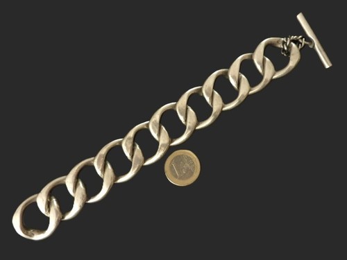 Argent massif gros bracelet - massif:,