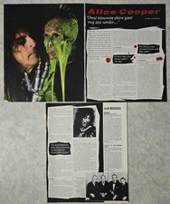 ALICE COOPER lot De Presse Clippings Pack Collection Magazines 