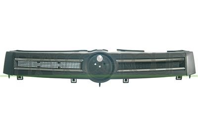 Grille centrale noire - noire, et