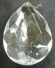 Pampille goutte facettée