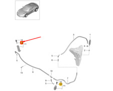 Tête de buse de lave-phares