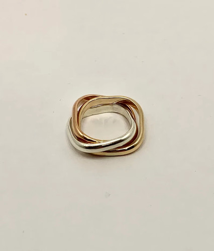 Bague trinité roulante or - bague, en