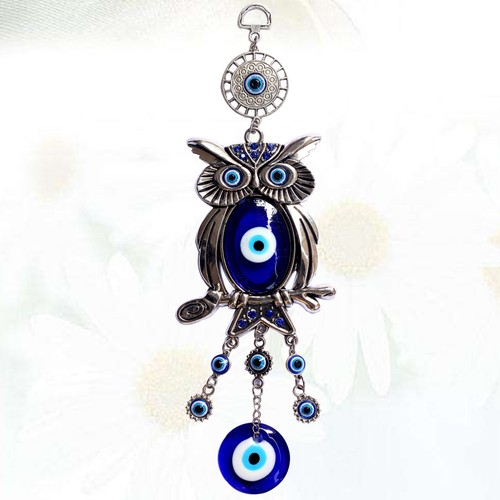 Verre turc yeux bleus - , hibou