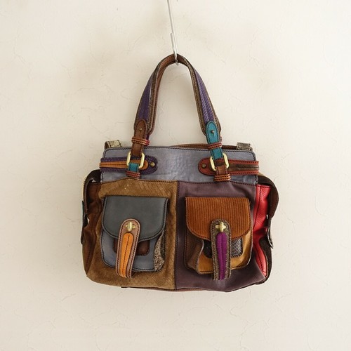 Sac patchwork cuir jamin - en,