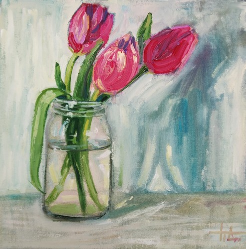 Tableau original huile - , sur