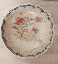 Joli ancien plat creux Terre de fer