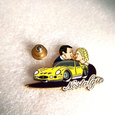 Pin's lapel pin pins FERRARI 250 GTO CINEMA NOSTALGIE ZAMAC Signé LES ST.. 300ex