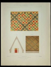 LA BENISSON DIEU, EGLISE - 1854 - LITHOGRAPHIE - COUVERTURE TUILES VERNISSEES