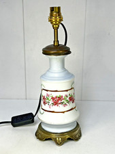 LAMPE ANCIENNE PORCELAINE DE