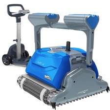 dolphin robot electrique de piscine fond, parois et ligne d'eau avec chariot ms4