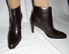 WOMAN BROWN LEATHER ANKLE