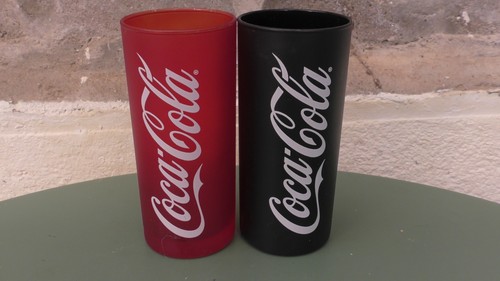 Coca cola verre - verre, noir