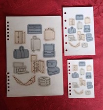 LOUIS VUITTON STICKERS x 3 - malle sac voyage - malletier