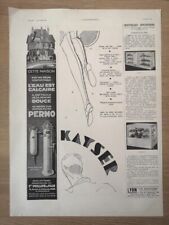 Publicité 1930 Moteur Sea-Horse / crème beauté Dorin / Permo eau calcaire 2790