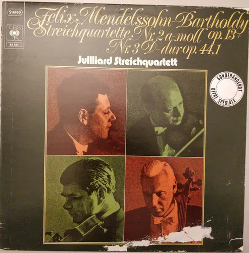 Mendelssohn quatuors à - lp,