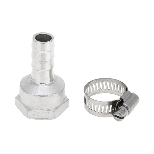Raccords acier inox 304 - acier, 19/32"