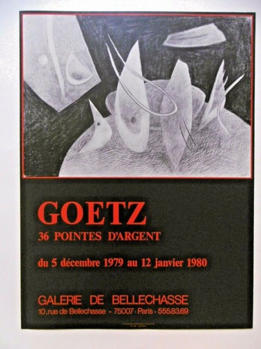 Goetz henri affiche originale - affiche,