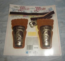 #Cow-Boy / Western# Ginpel (Italie) Jouet / Ceinture double holster 