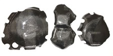 SUZUKI GSXR600 GSXR750 K1- K3 3x Charbon Capot / Cache Embrayage / Moteur Lima