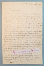 ● L.A.S 1850 Eudore SOULIE Versailles Chemin de fer du Nord Valenciennes lettre