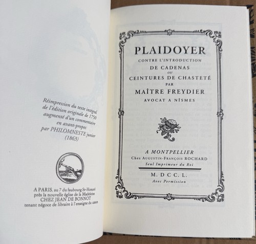 Plaidoyer contre