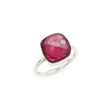 Bague tourmaline rose
