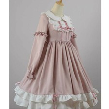 Femme Fille Lolita Robe Ruche