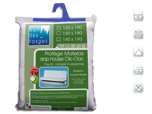 Protège matelas clic-clac