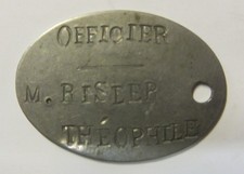 Plaque d'identité du