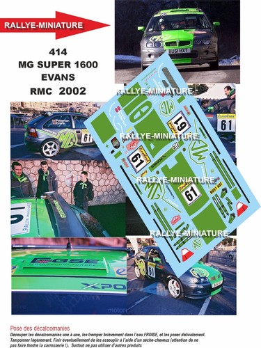 Decals ref 0414 mg super - decals,