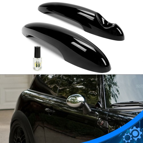 Door handle cover gloss black - handle,