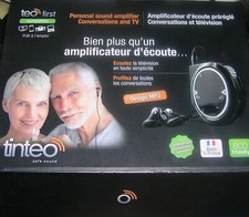 Amplificateur d'écoute préréglé conversations et télévision - Teo First