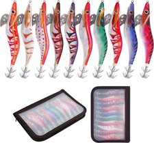 10 Calamar Lumineux #3.0 Leurres Artificiel Pêche Seiches, Calmars Mer