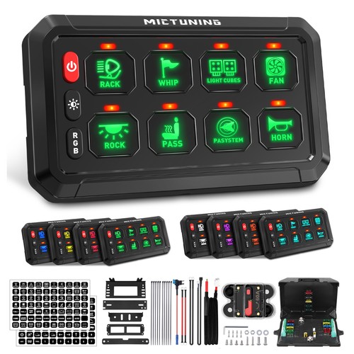 Rgb gang switch panel - 6/8/12,