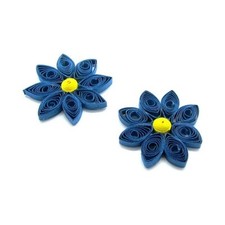 2 FLEURS en papier Quilling