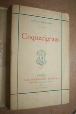 Jules renard coquecigrues - renard, rare