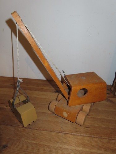 Jouet ancien grue - grue, en