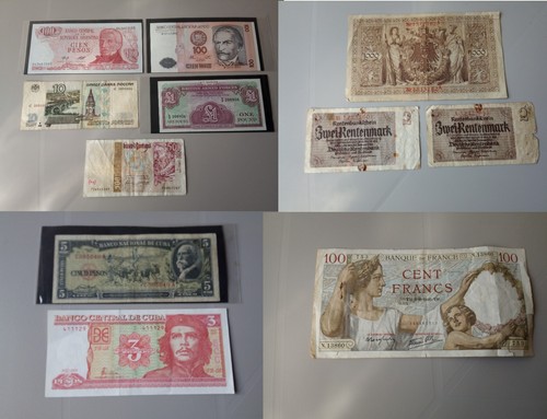 Lot billets étrangers