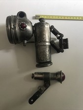 Feu Avant arrière acétylène LUXOR plus fixation  Lampe lanterne carbure vélo