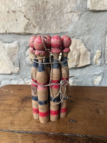Ancien jeu quilles - de, en