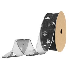 40mm 18M Étoile Organza Ruban