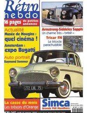 ▄▀▄ RETRO HEBDO SIMCA ARONDE P60 MONTLHERY N°93 ▄▀▄