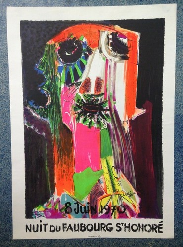 Lorjou 1970 lithographie - lorjou,